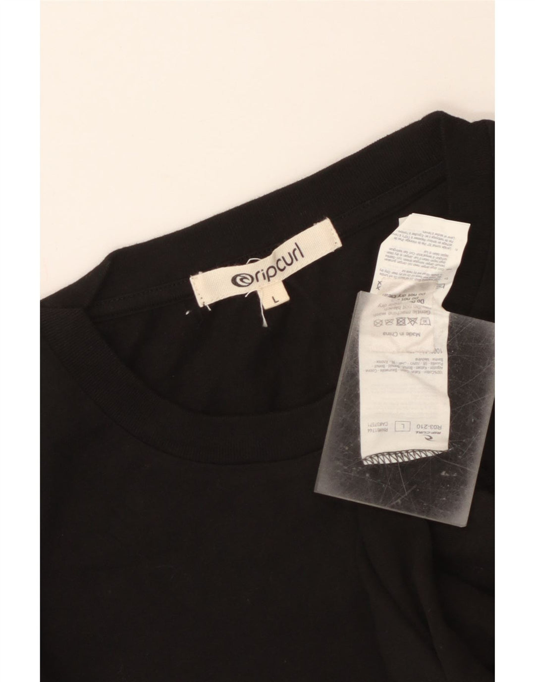 Rip Curl - Camiseta gráfica para hombre, talla grande, algodón negro
