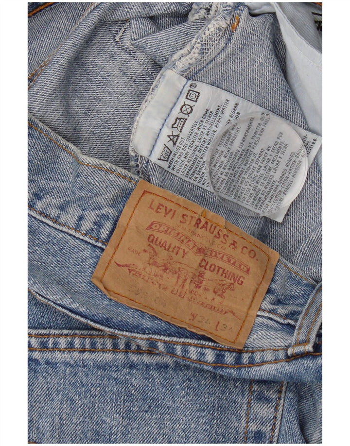 Levi's Jeans rectos 595 para hombre W34 L28 Algodón azul
