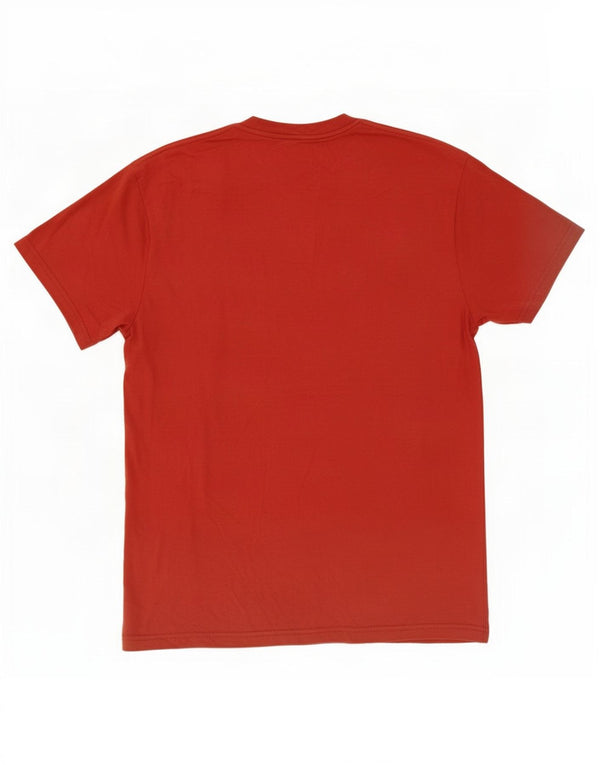 Vans Camiseta con gráfico de ajuste clásico para hombre Top de algodón rojo mediano