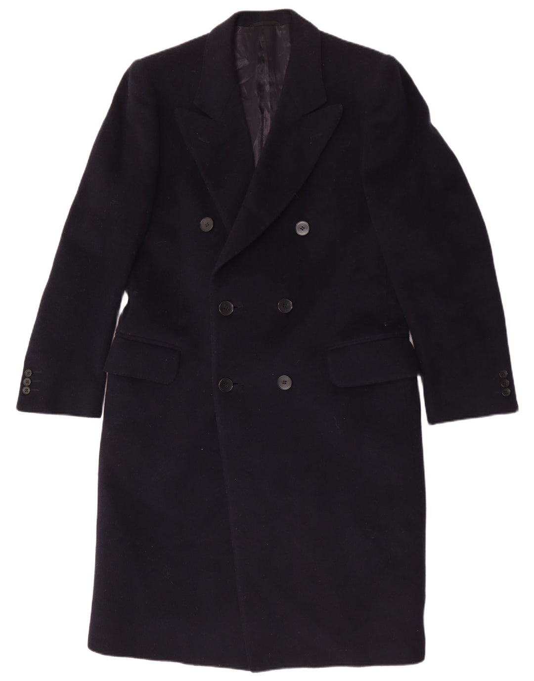 Facis Abrigo Largo De Doble Botonadura Para Hombre IT 48 Medium Azul Marino