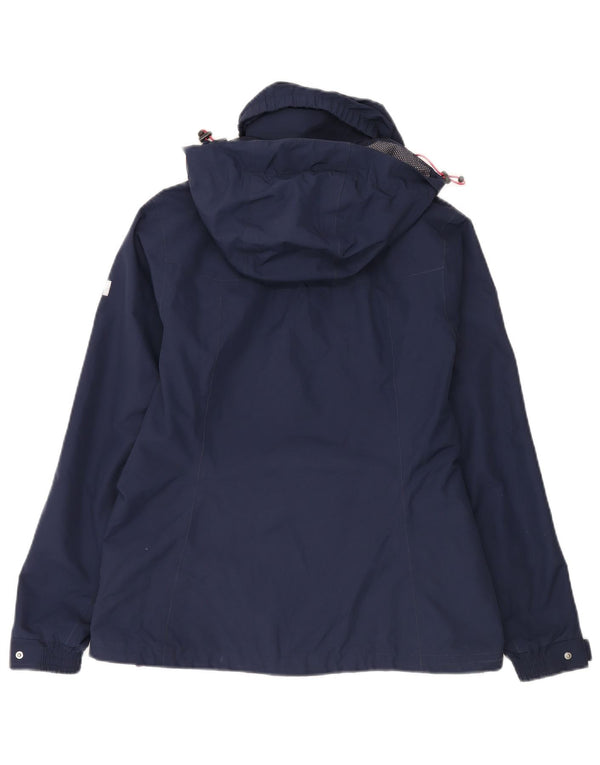 Helly Hansen Chaqueta cortavientos con capucha para mujer UK 44 Azul marino mediano