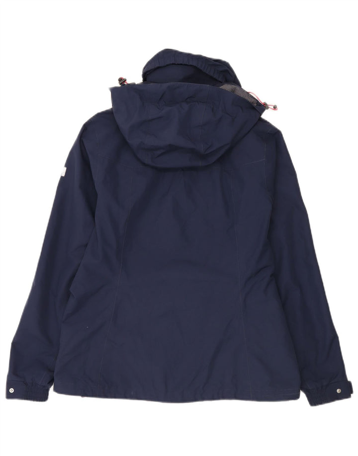Helly Hansen Chaqueta cortavientos con capucha para mujer UK 44 Azul marino mediano