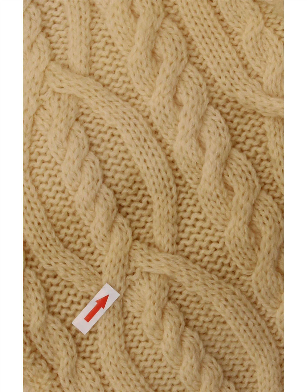 St Michael - Jersey de cuello redondo para hombre, talla grande, lana amarilla