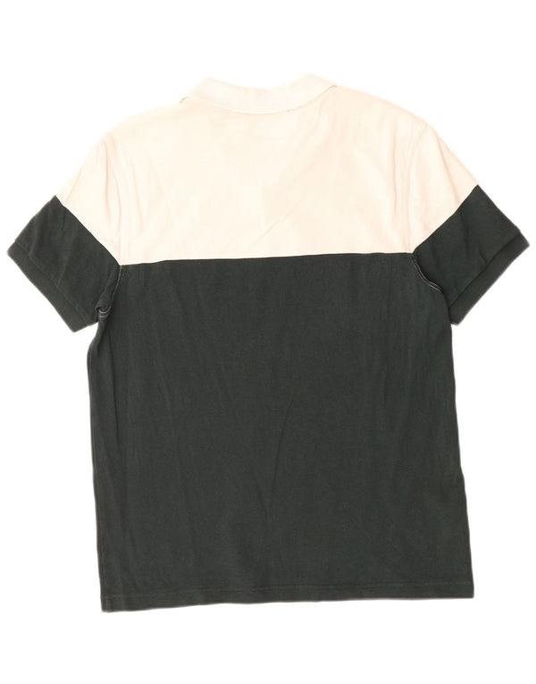 Fred Perry Polo Para Hombre De Algodón Color Block Blanco Grande