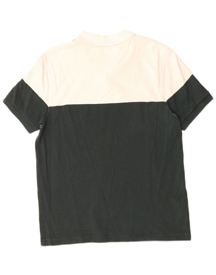 Fred Perry Polo Para Hombre De Algodón Color Block Blanco Grande