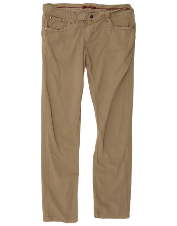 Carrera Pantalones casuales rectos para hombre IT 54 2XL W38 L30 Algodón beige