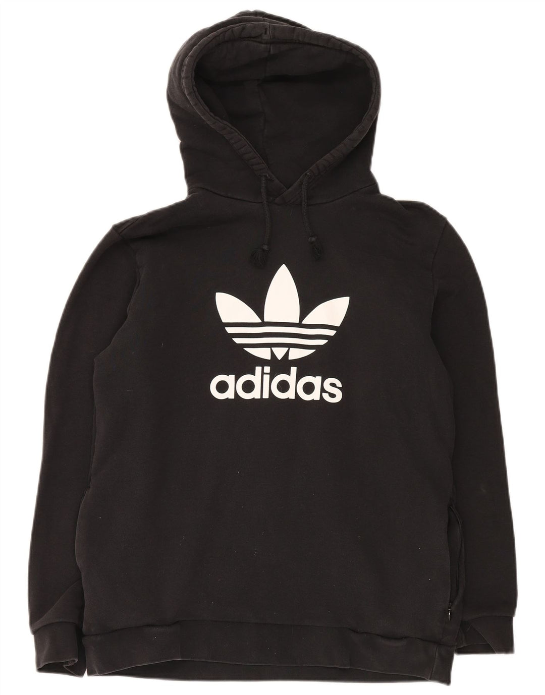 ADIDAS Hombre Graphic Sudadera con capucha Jumper Grande Algodón Negro