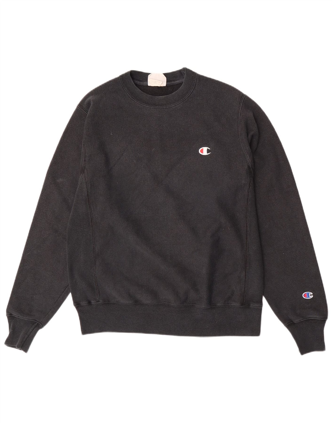 Champion Sudadera De Tejido Inverso Para Hombre Jersey Pequeño De Algodón Negro