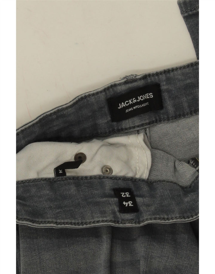 Jack & Jones Vaqueros slim GLENN para hombre W34 L32 Azul