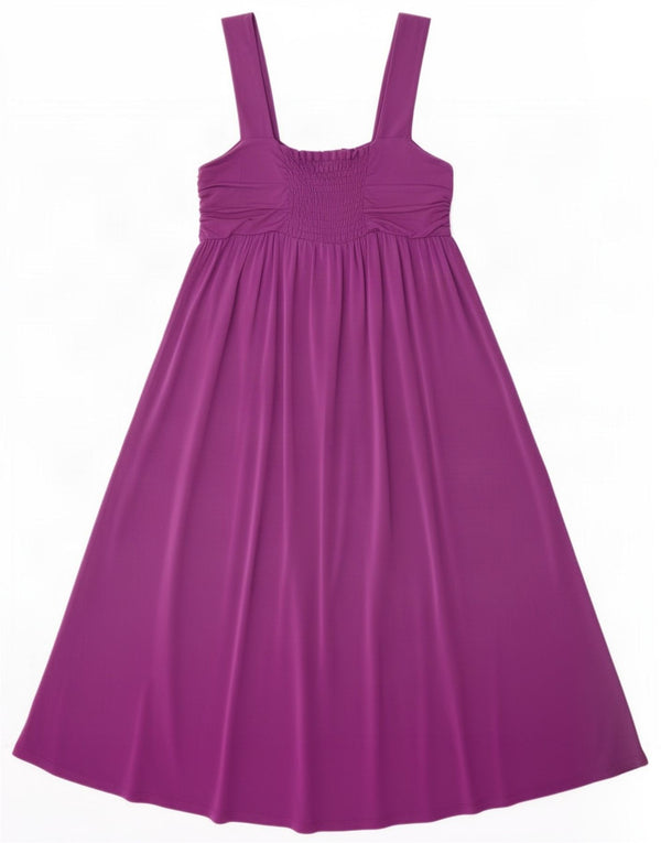 Marella Vestido Acampanado Sin Mangas para Mujer UK 8 Small Púrpura
