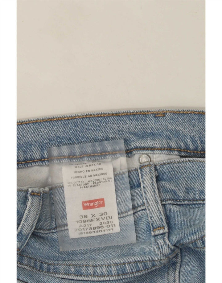 Vaqueros Wrangler Hombre Rectos W38 L30 Algodón Azul