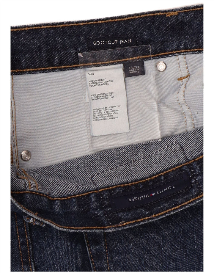 TOMMY HILFIGER Vaqueros Bootcut para hombre W34 L32 Algodón azul