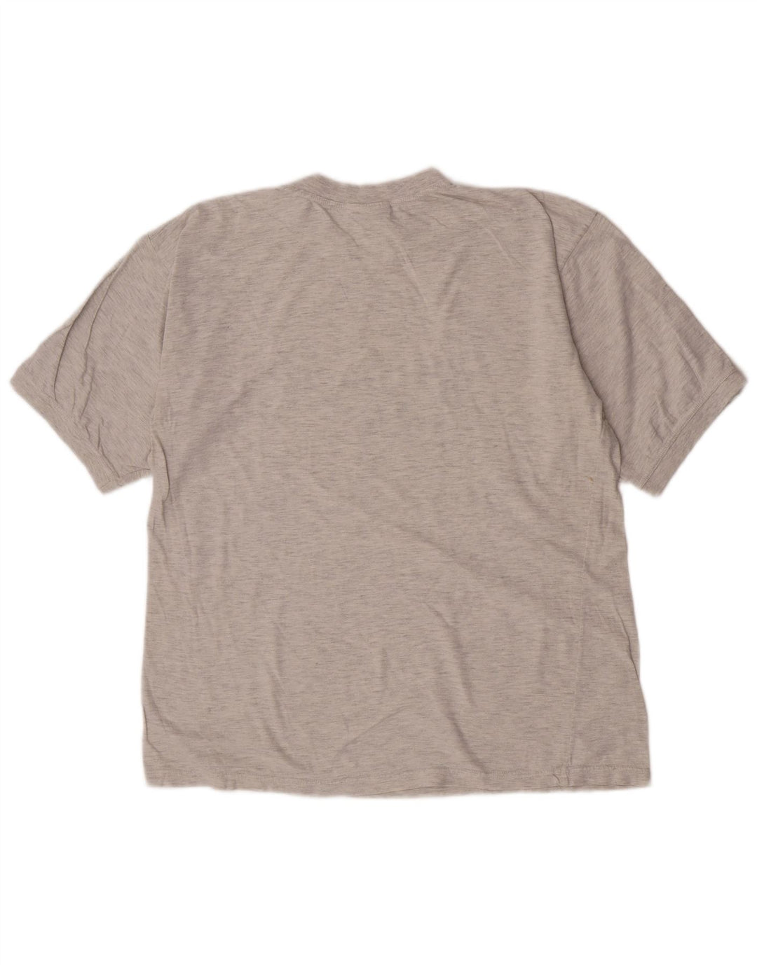 Reebok Camiseta gráfica para hombre Top de algodón moteado gris medio