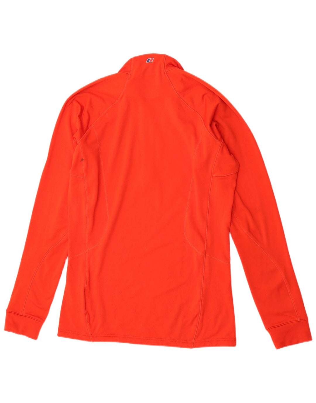 Berghaus Hombre Zip Neck Top Manga Larga Poliéster Naranja Mediano Deportes
