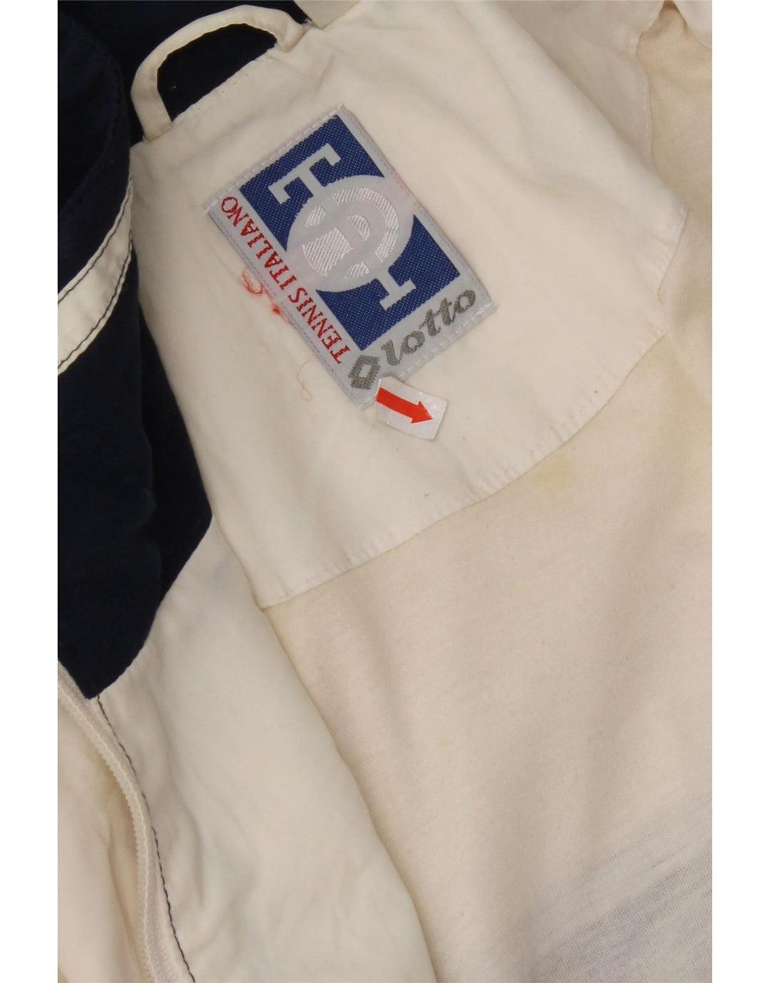 LOTTO Chaqueta superior de chándal para hombre 2XL Poliéster color block blanco