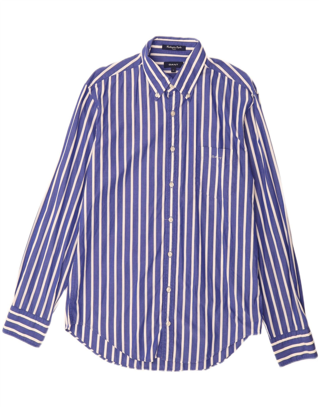 GANT Camisa E-Z Fit De Algodón A Rayas Azul Grande Hombre