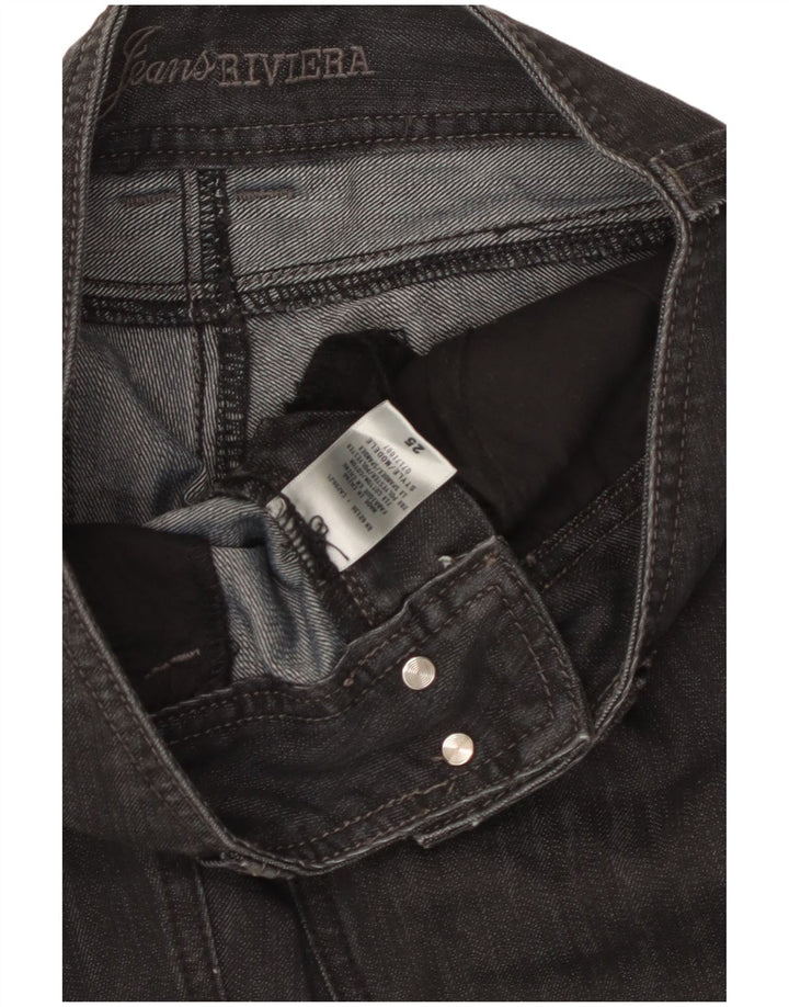 Vaqueros Guess Mujer Acampanados W25 L32 Algodón Negro