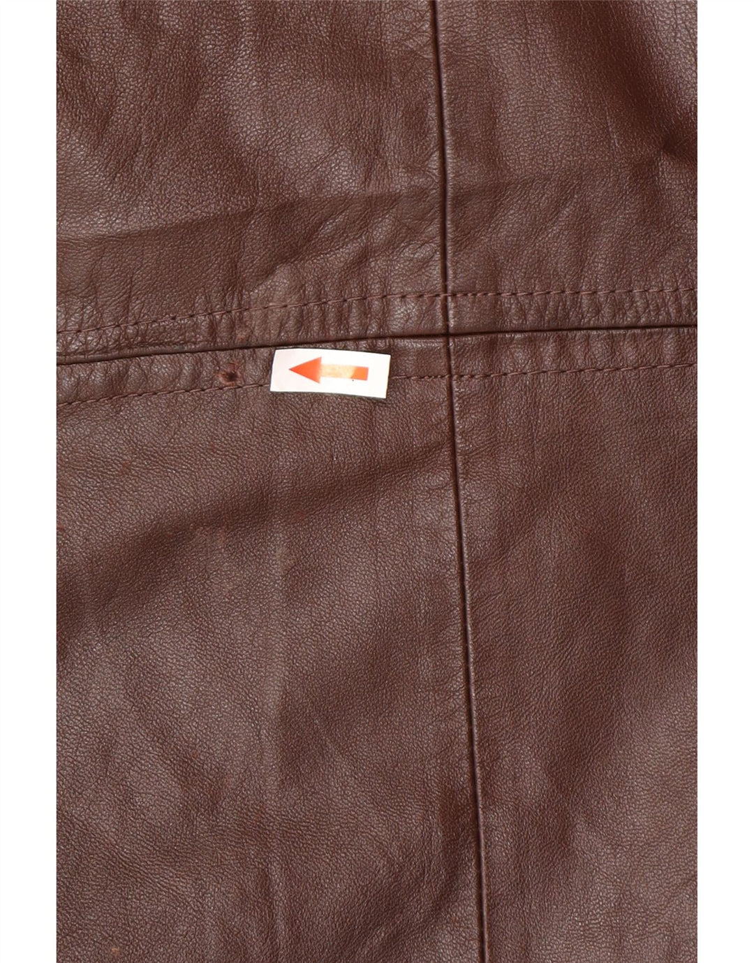 Chaqueta de cuero vintage para hombre IT 52 XL Marrón