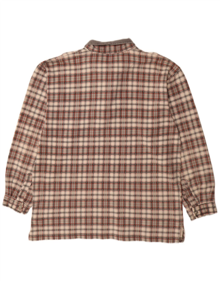 Take Five Polo De Manga Larga Hombre XL Algodón A Cuadros Multicolor