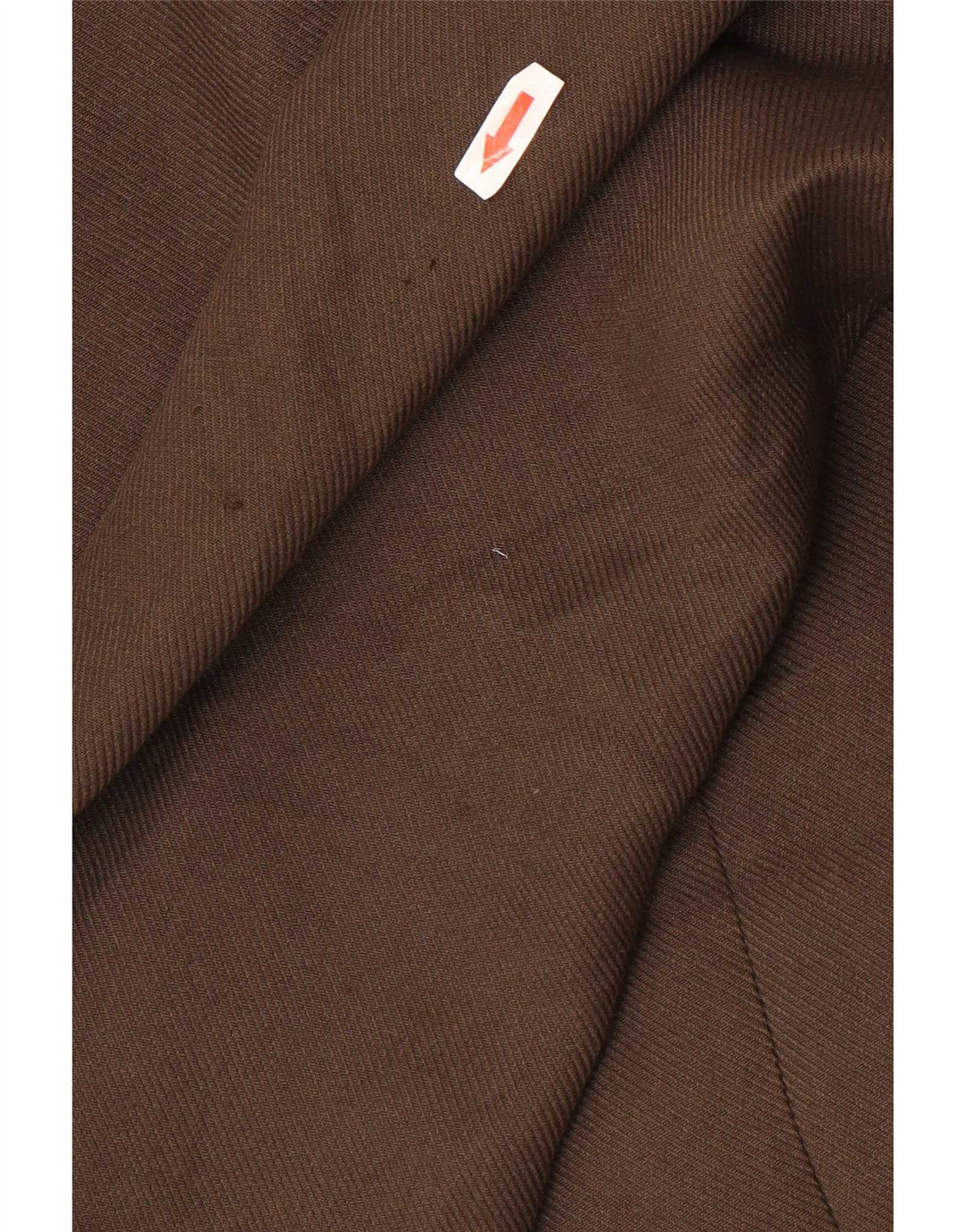 Zara Mujer Abrigo Extragrande UK 44 Poliéster Marrón Medio