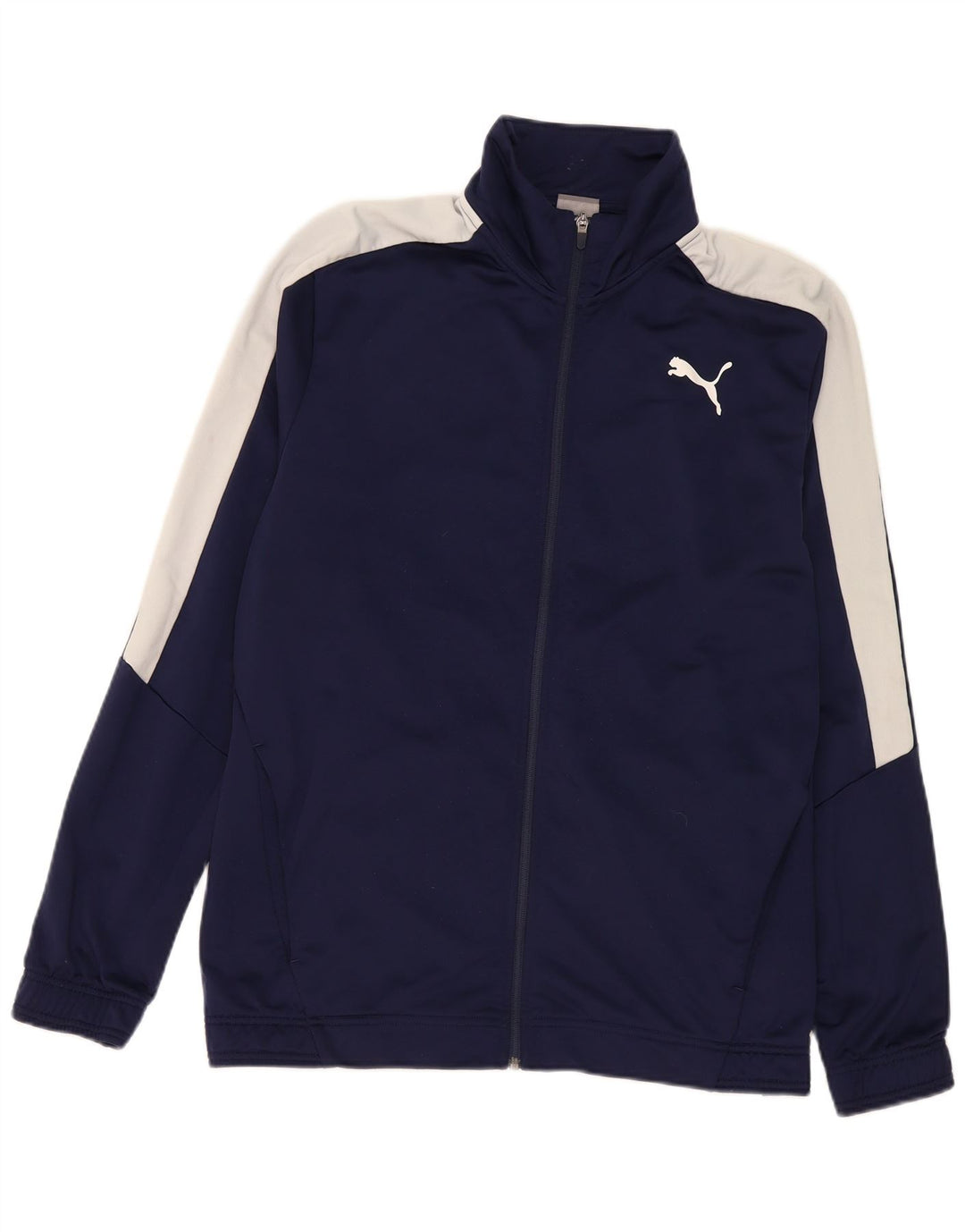 Puma Chaqueta de chándal para hombre, talla 2XL, color azul marino