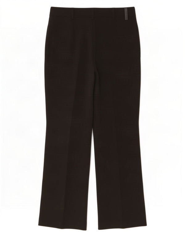Marks & Spencer Pantalones casuales con corte de bota para mujer UK 12 Medium W30 L30 Negro