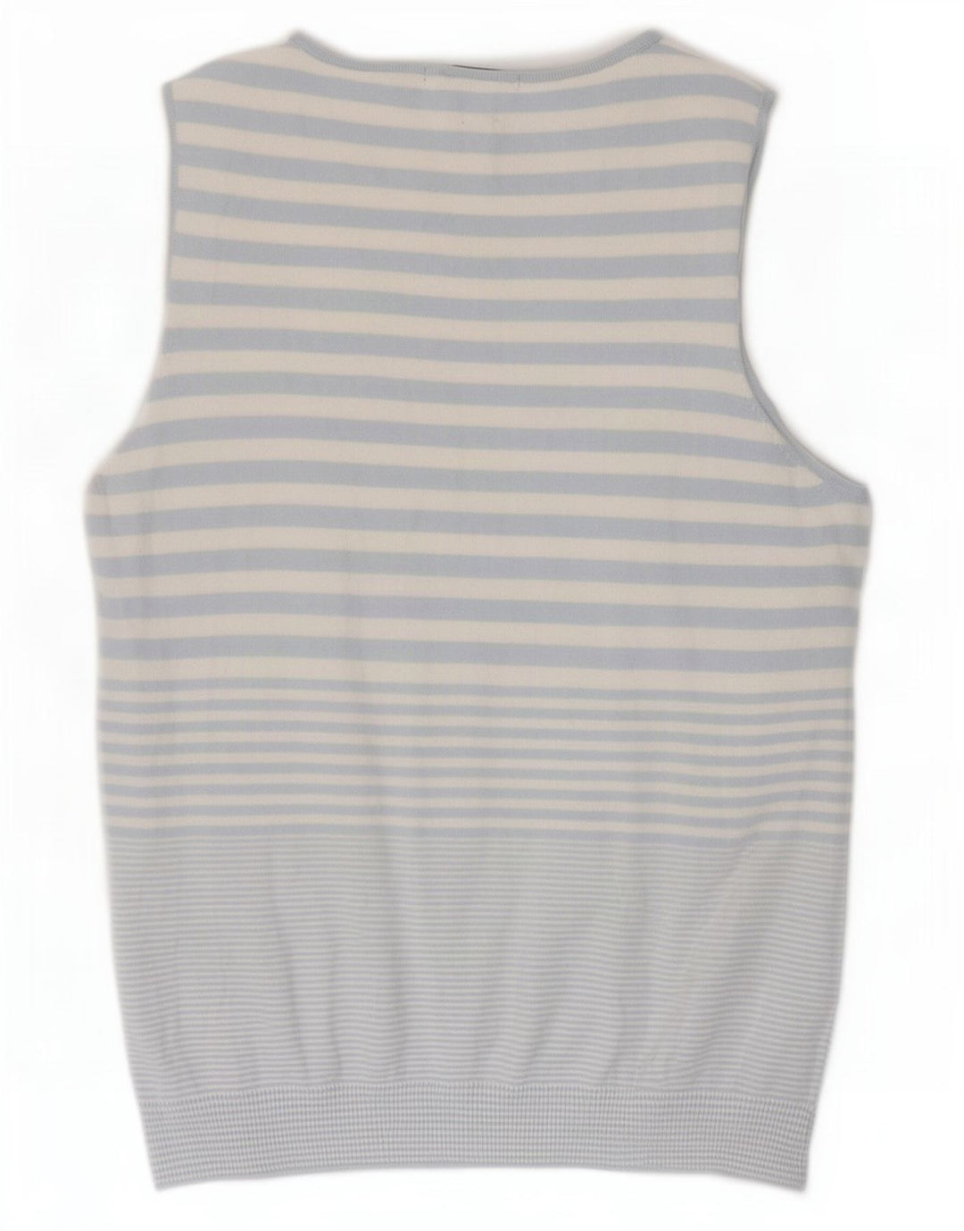 Gap - Camiseta sin mangas para mujer, talla 40, algodón a rayas, color azul medio