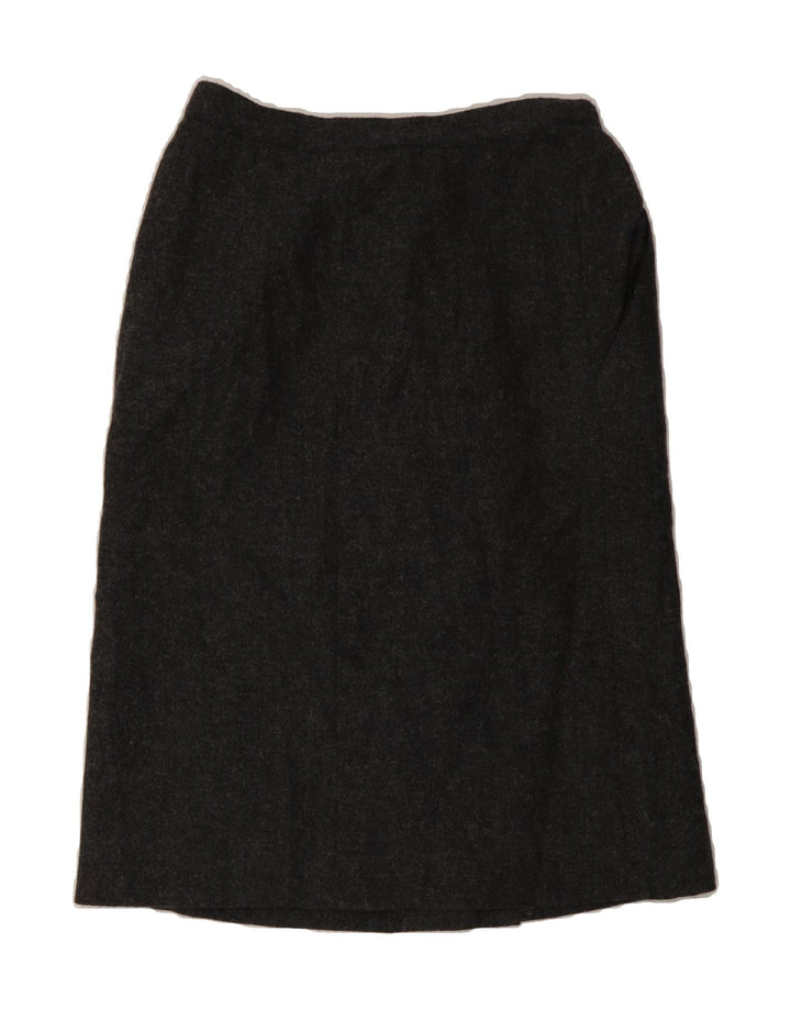 EVAN PICONE Womens Straight Skirt UK 12 Medium W28 Grey Wool Vintage Evan Picone and Second-Hand Evan Picone from Messina Hembry 