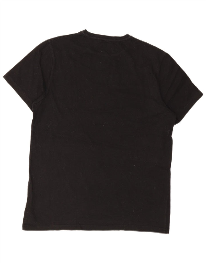 ELLESSE Camiseta Hombre Top Medium Negro Algodón