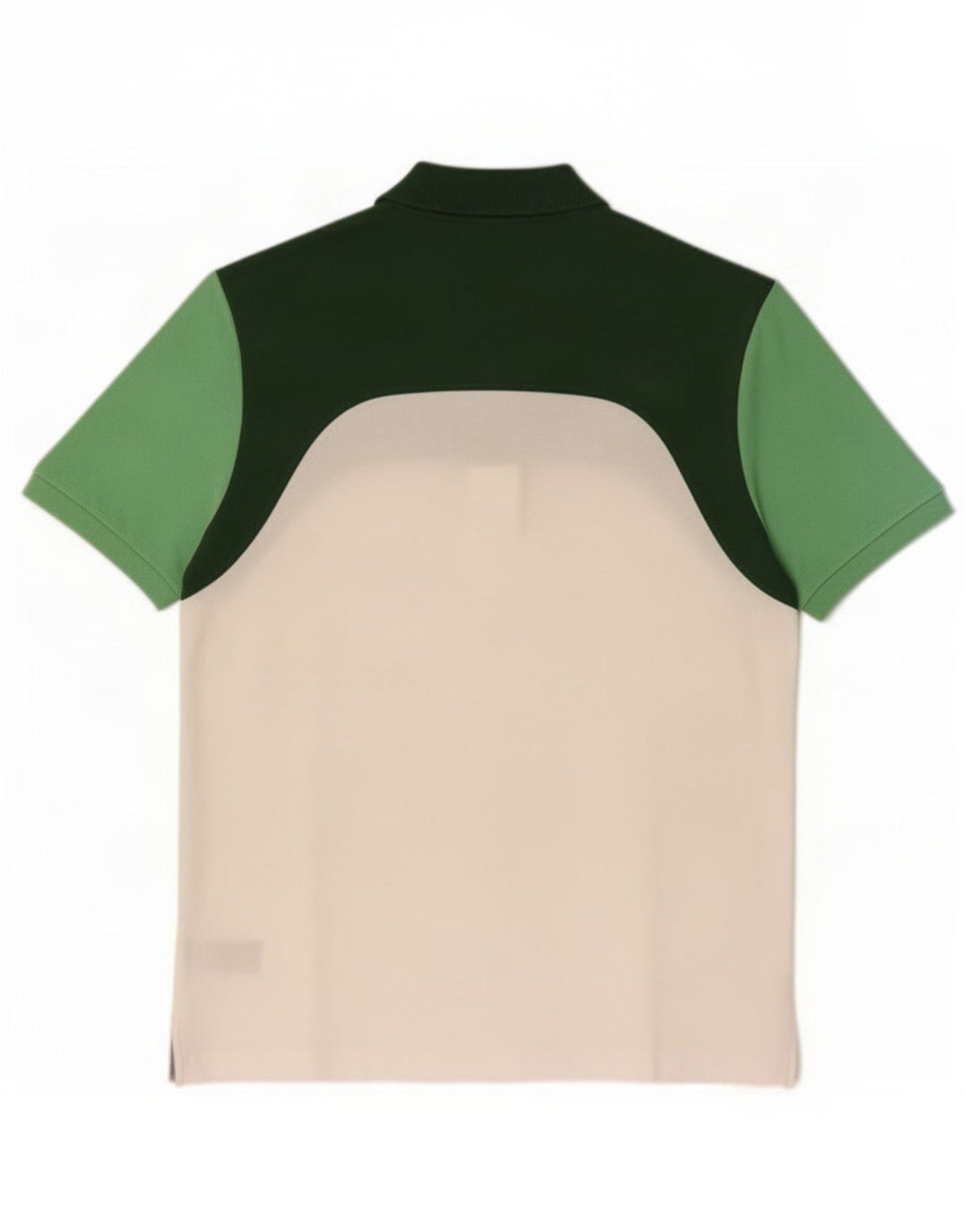 Polo Lacoste Hombre Regular Fit Color Block Verde Medio