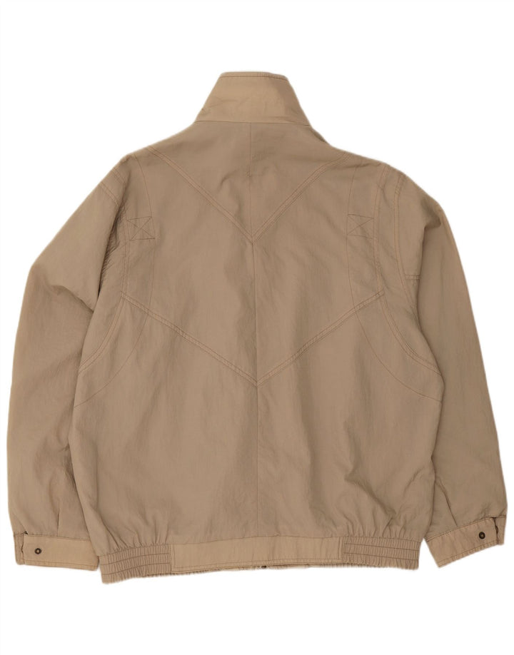 Chaqueta bomber vintage para hombre Reino Unido 42 XL Poliéster beige