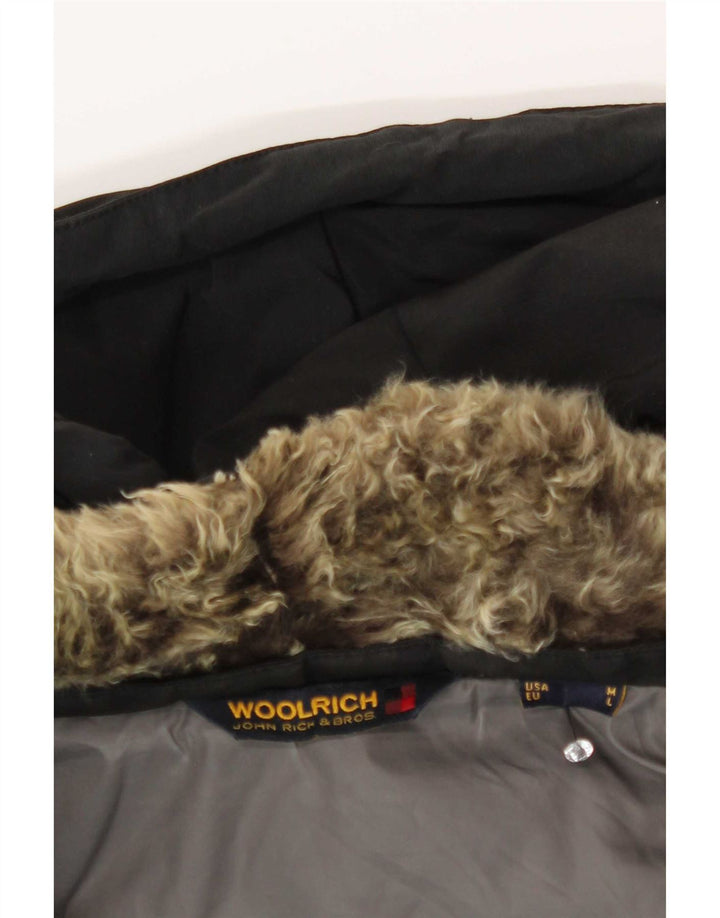 Chaqueta parka con capucha Woolrich para hombre UK 38 Medium Black