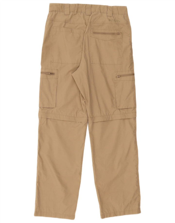 Pantalón cargo recto para mujer Mountain Warehouse W30 L30 Poliéster beige