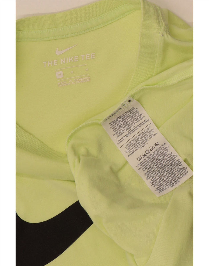 Nike - Camiseta gráfica para hombre, parte superior de algodón verde medio