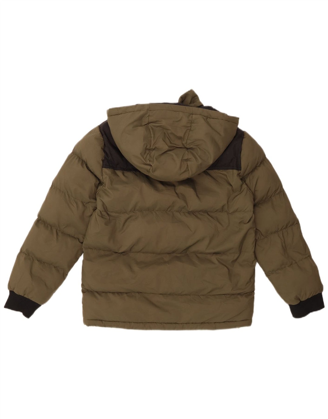 TIMBERLAND Chaqueta acolchada con capucha para niño 11-12 años XS Caqui Colorblock