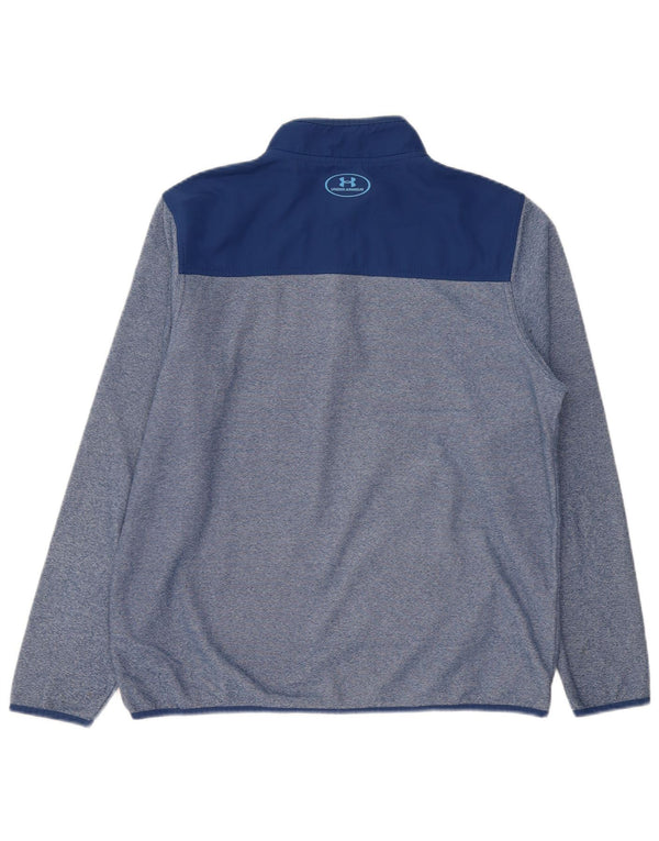 Under Armour Cold Gear Jersey Chándal Top Grande A Rayas Azules para Hombre