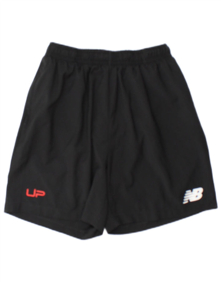 New Balance Pantalones cortos deportivos gráficos para hombre Poliéster negro grande
