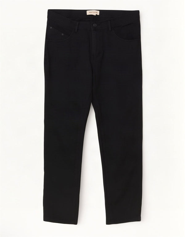 Diesel Mujer Pantalones Casuales Rectos W29 L28 Algodón Negro