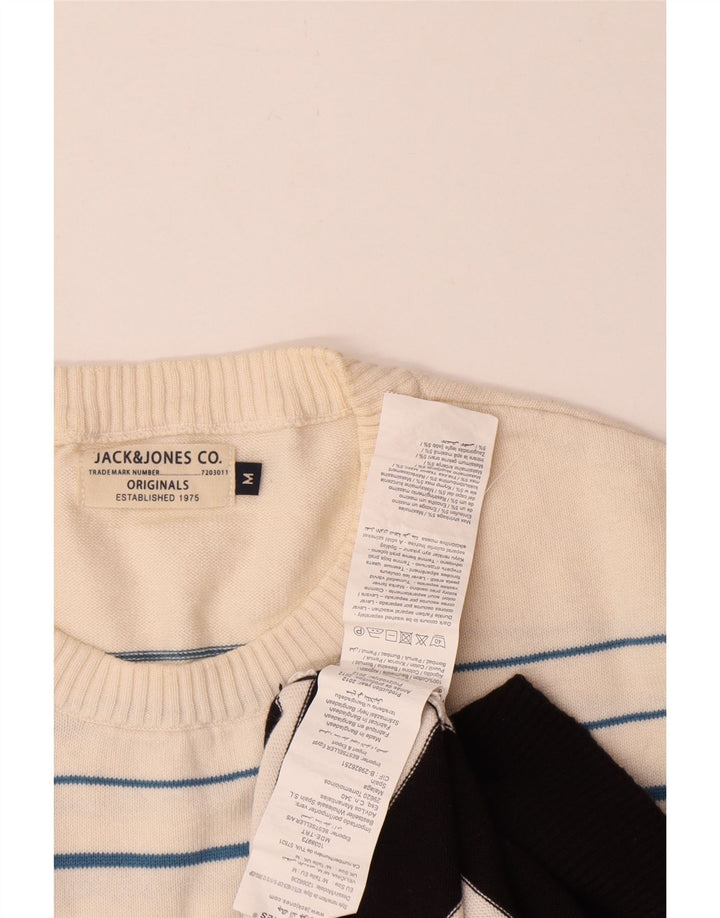 Jack & Jones Hombre Jersey Con Cuello Redondo De Algodón Color Block Medium Negro