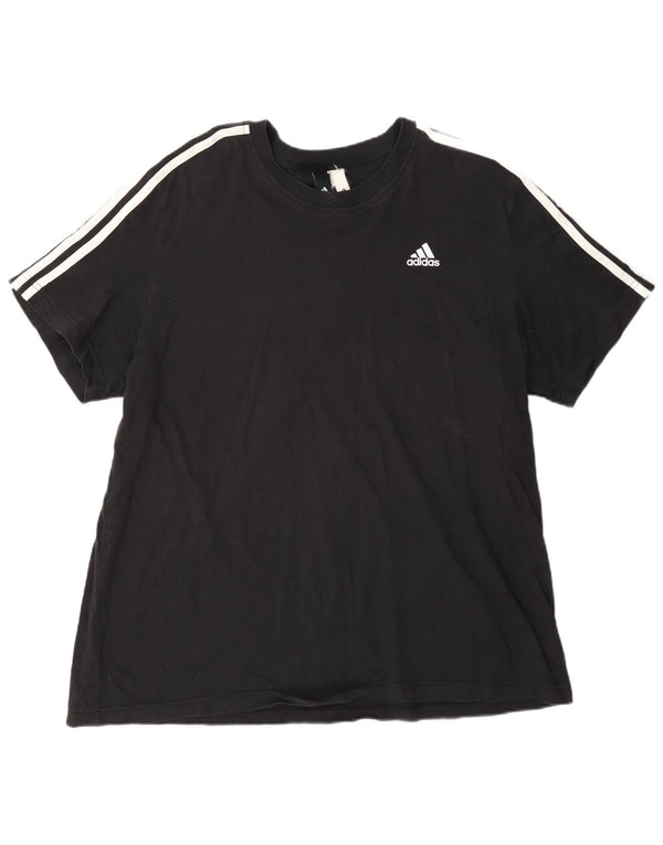 Adidas Camiseta Hombre Top 2XL Algodón Negro