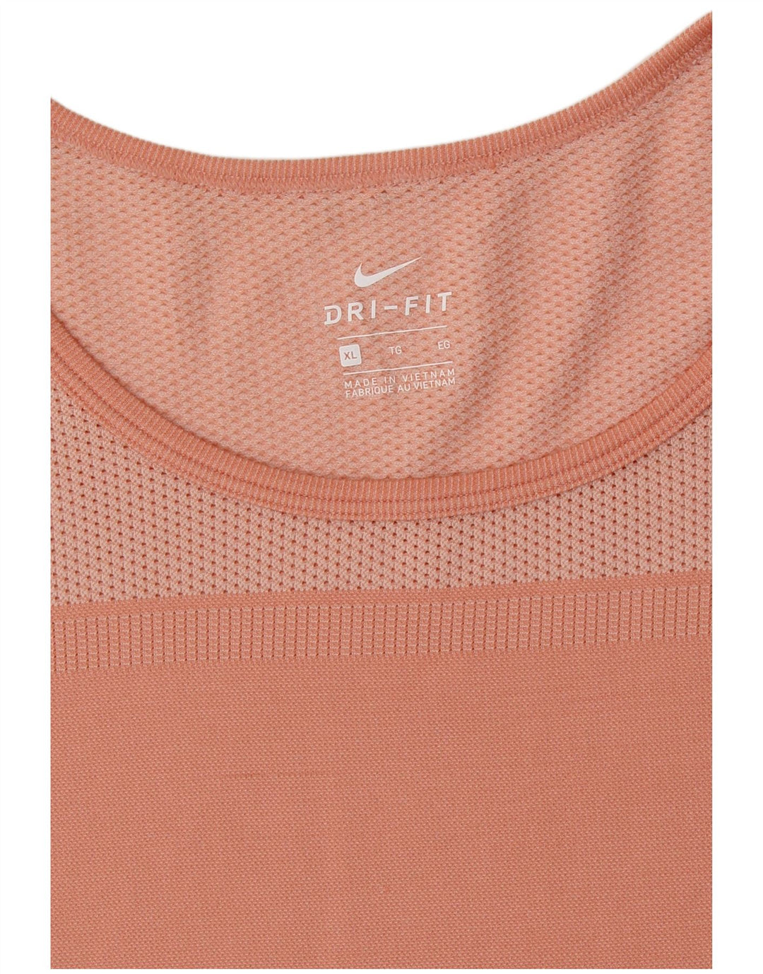 ADIDAS Camiseta Dri Fit para Mujer UK 40 XL Naranja Colorblock