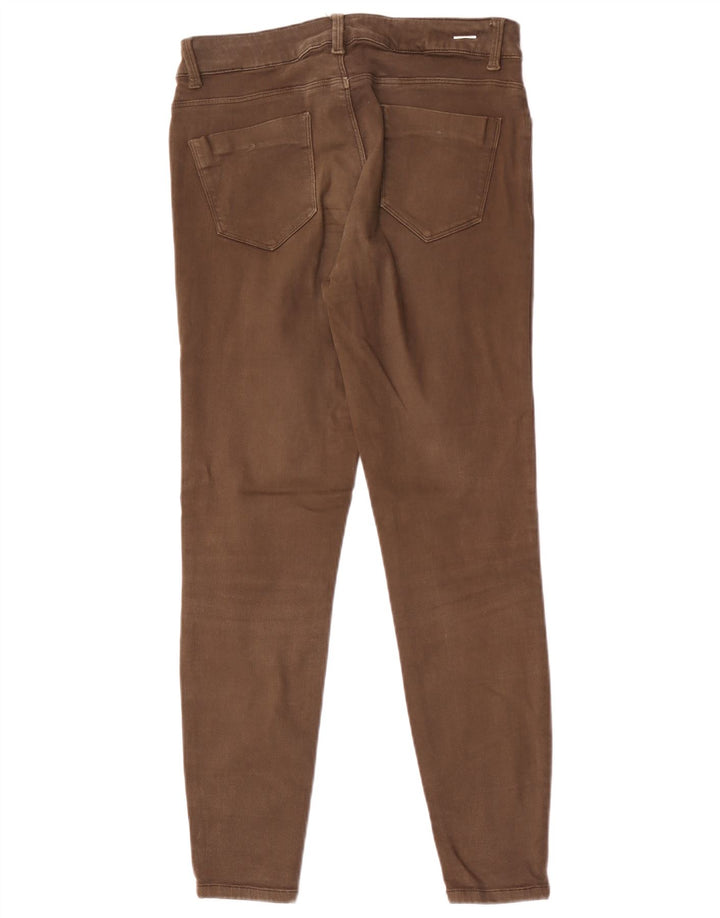 Zara Jeans Ajustados Mujer EU 40 Medium W30 L27 Marrón
