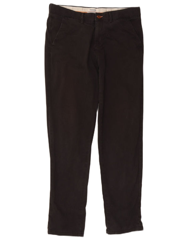 Jack & Jones Mens Slim Chino Pantalones W34 L31 Negro