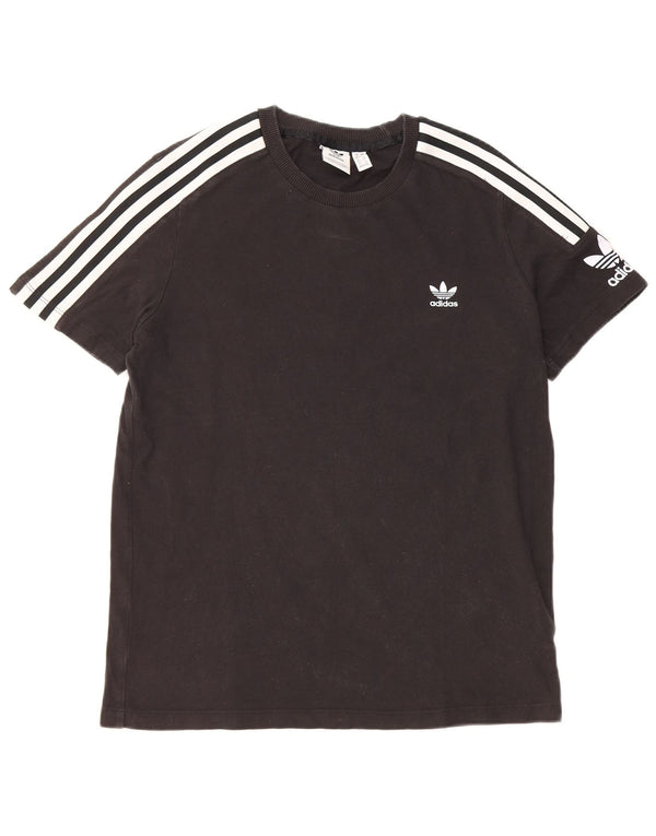 Adidas Camiseta gráfica para mujer Top UK 46 Grande Algodón negro