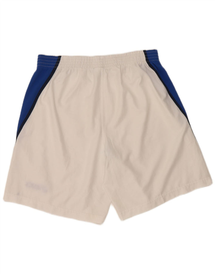 Asics - Pantalones cortos deportivos para hombre, tamaño grande, color blanco, poliéster