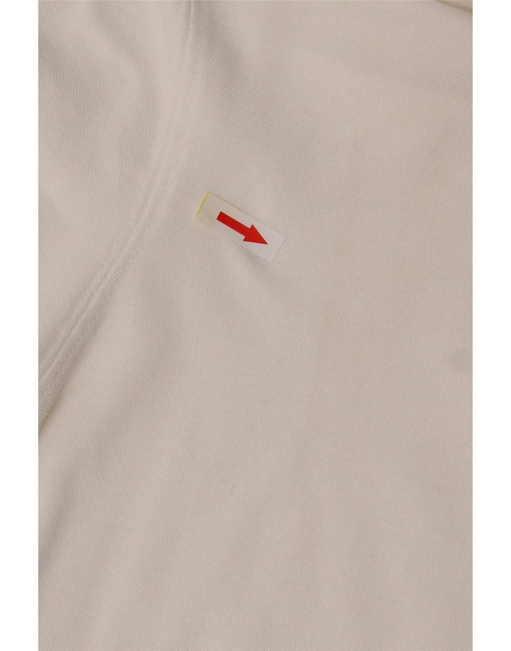 DIADORA Polo para mujer UK 44 Grande Blanco