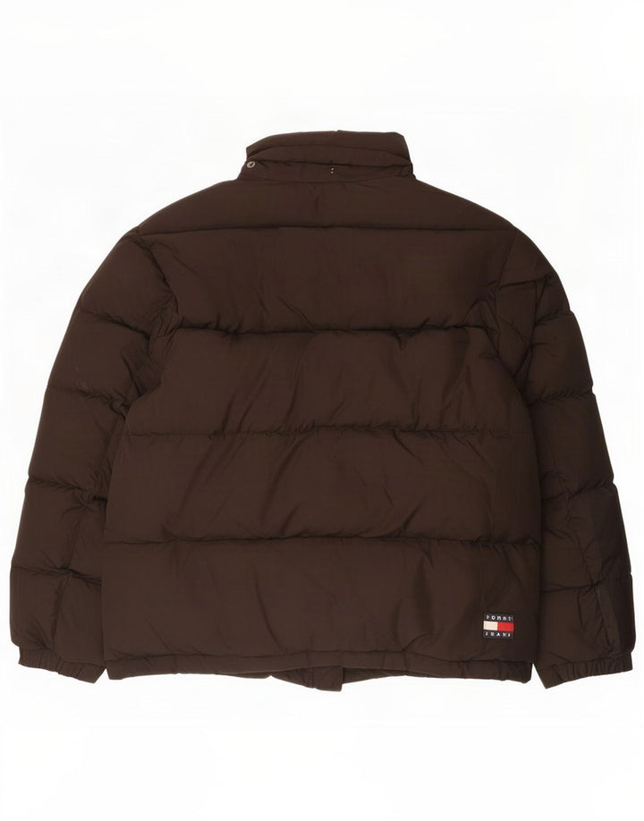Tommy Hilfiger Chaqueta acolchada para hombre UK 40 Grande Poliéster negro