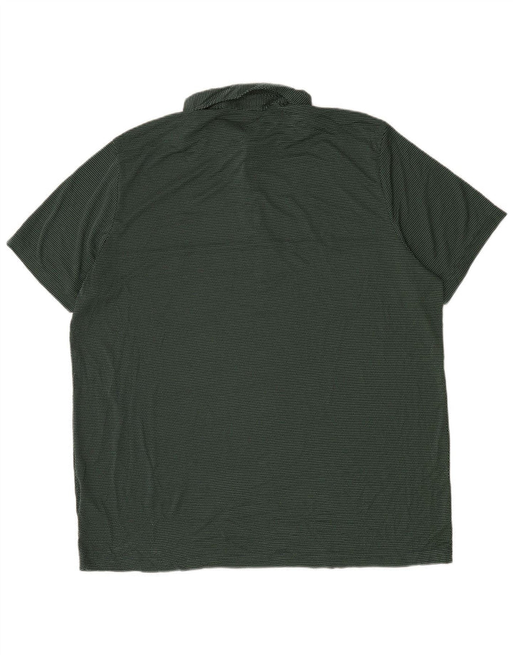 Adidas Polo para hombre 2XL Verde Colorblock Poliéster