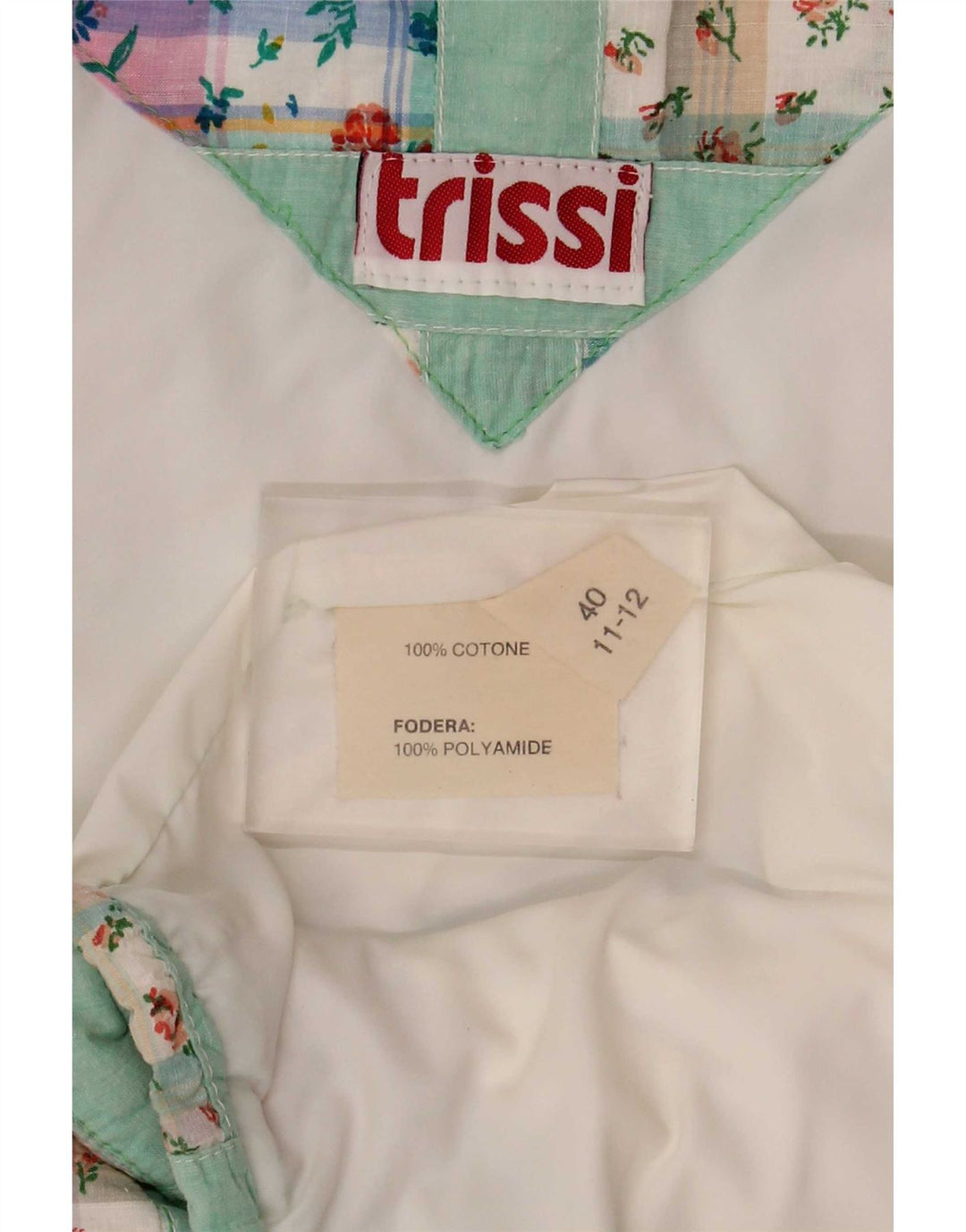 Chaleco Mujer Trissi IT 40 Algodón Patchwork Verde Medio