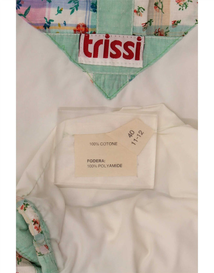 Chaleco Mujer Trissi IT 40 Algodón Patchwork Verde Medio